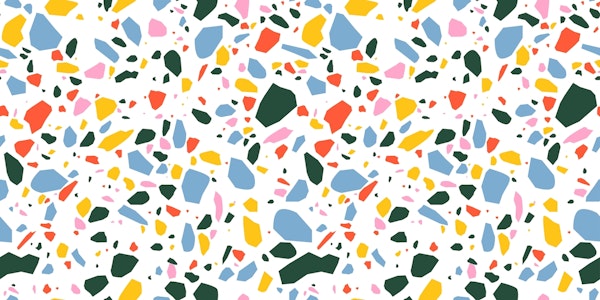 Happy terrazzo pattern