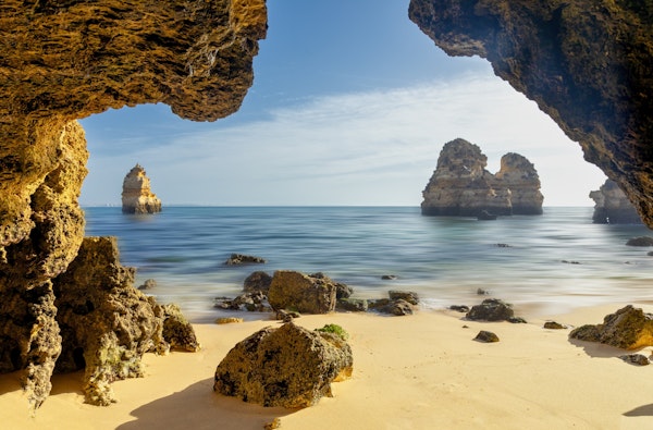 Algarve rock coast
