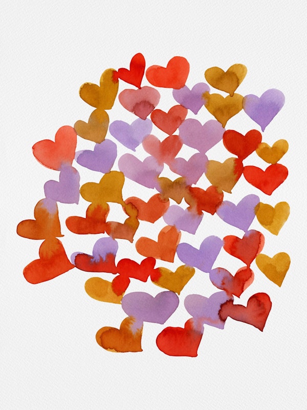 Melting hearts retro