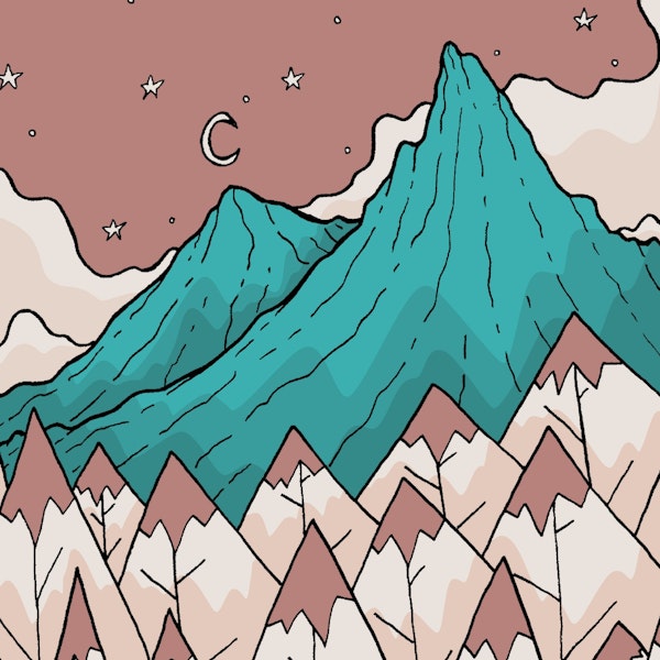 Twin turquoise peaks