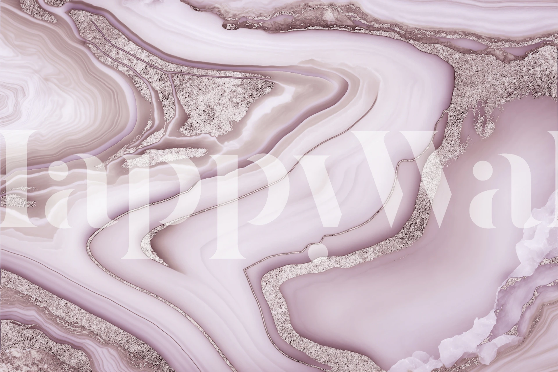 Blush Pink Rose Gold Marble tapetti huoneessa