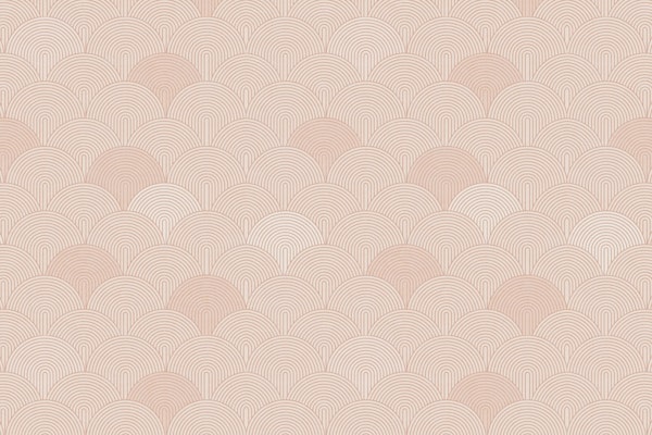 Boho abstract geo arches | Peach Terracotta