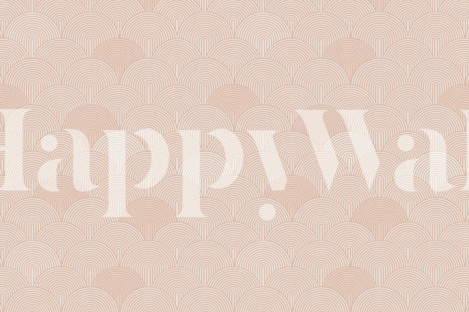 Tapeta Boho geo arches v pokoji