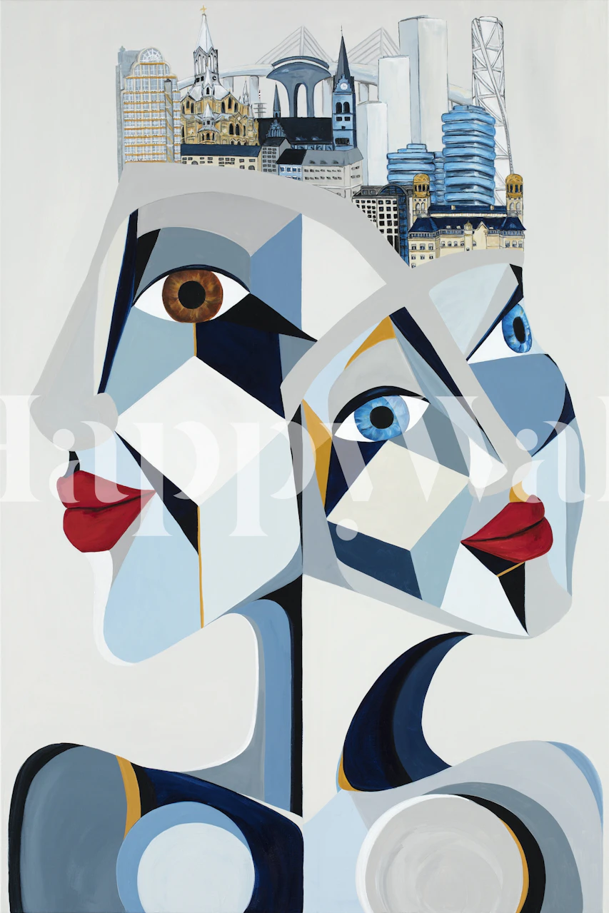 Living 2701 papel de parede em um ambiente