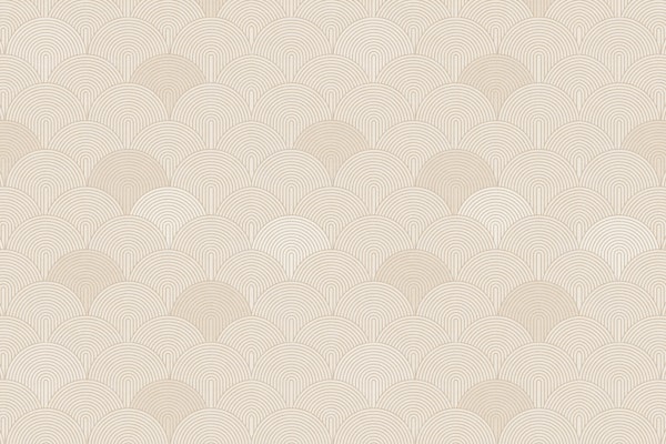 Boho Abstract Geo Arches – Sand Beige