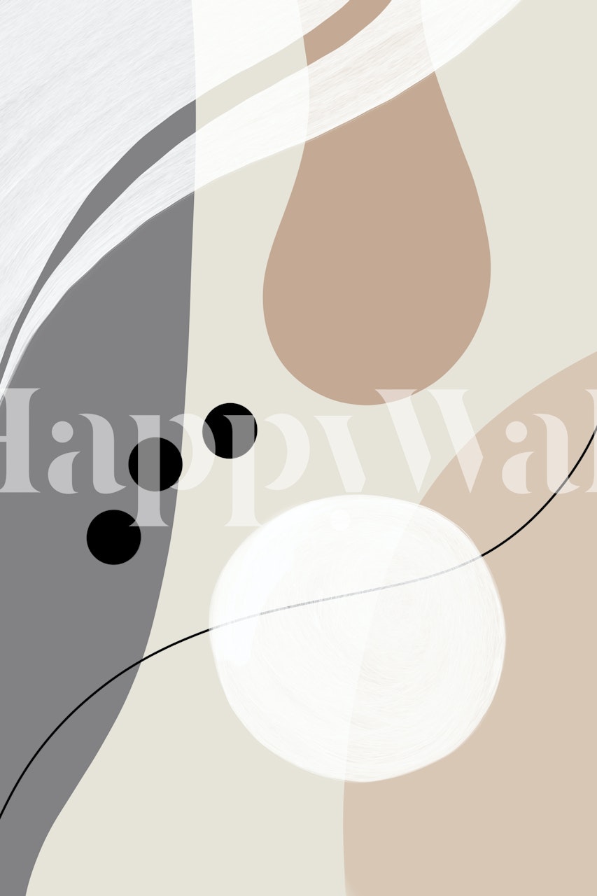 Boho Style no 6 Elegant wallpaper in a room