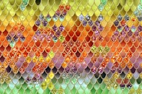 Summer Glitter Scales 2 ταπετσαρία