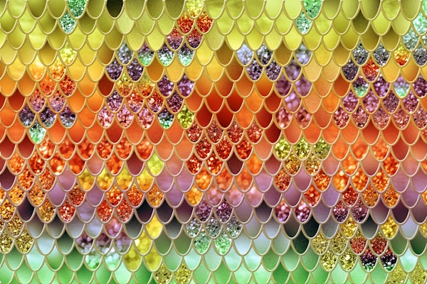 Summer Glitter Scales 2