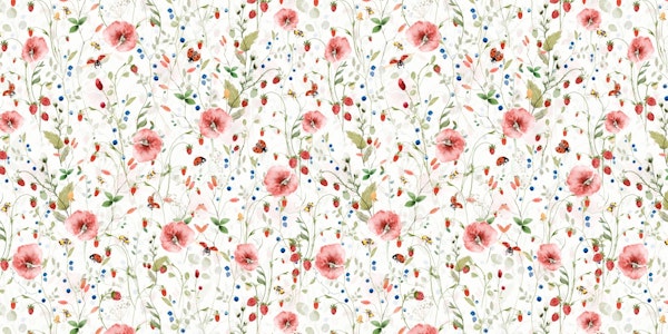 Poppies And Strawberries