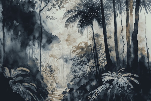 Tropical Midnight Jungle