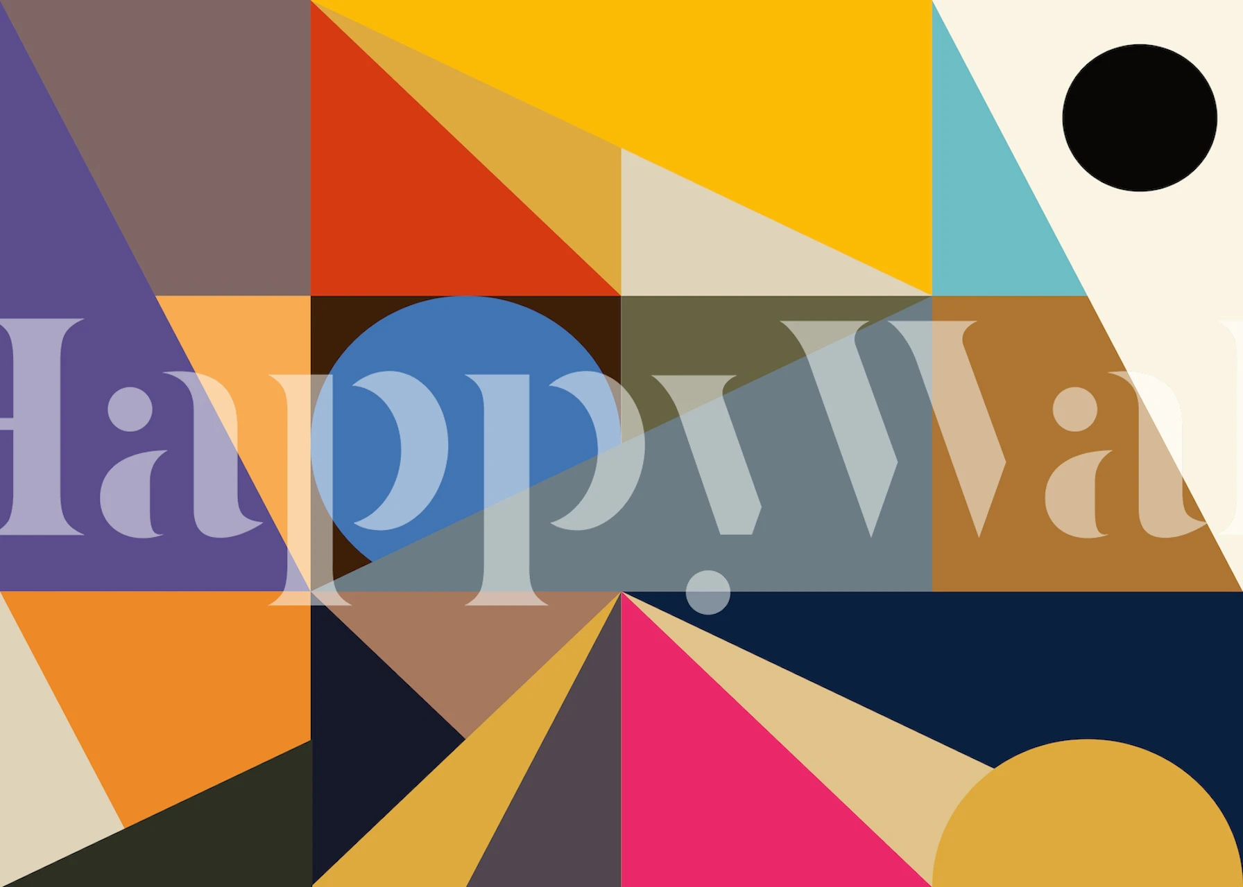 Mescolanza Bauhaus tapetti tyylikkäässä huoneessa