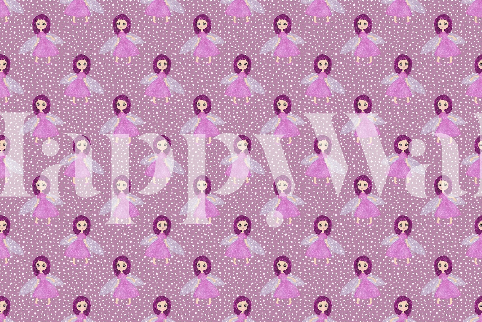 Pink Little Fairy 2 wallpaper in a room