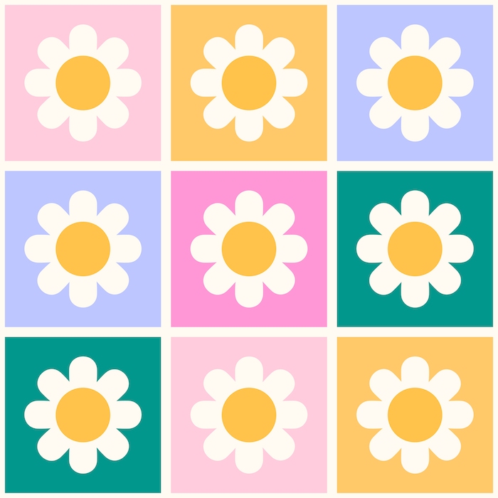 pastel-daisy-granny-square-wallpaper-wallpaper-happywall
