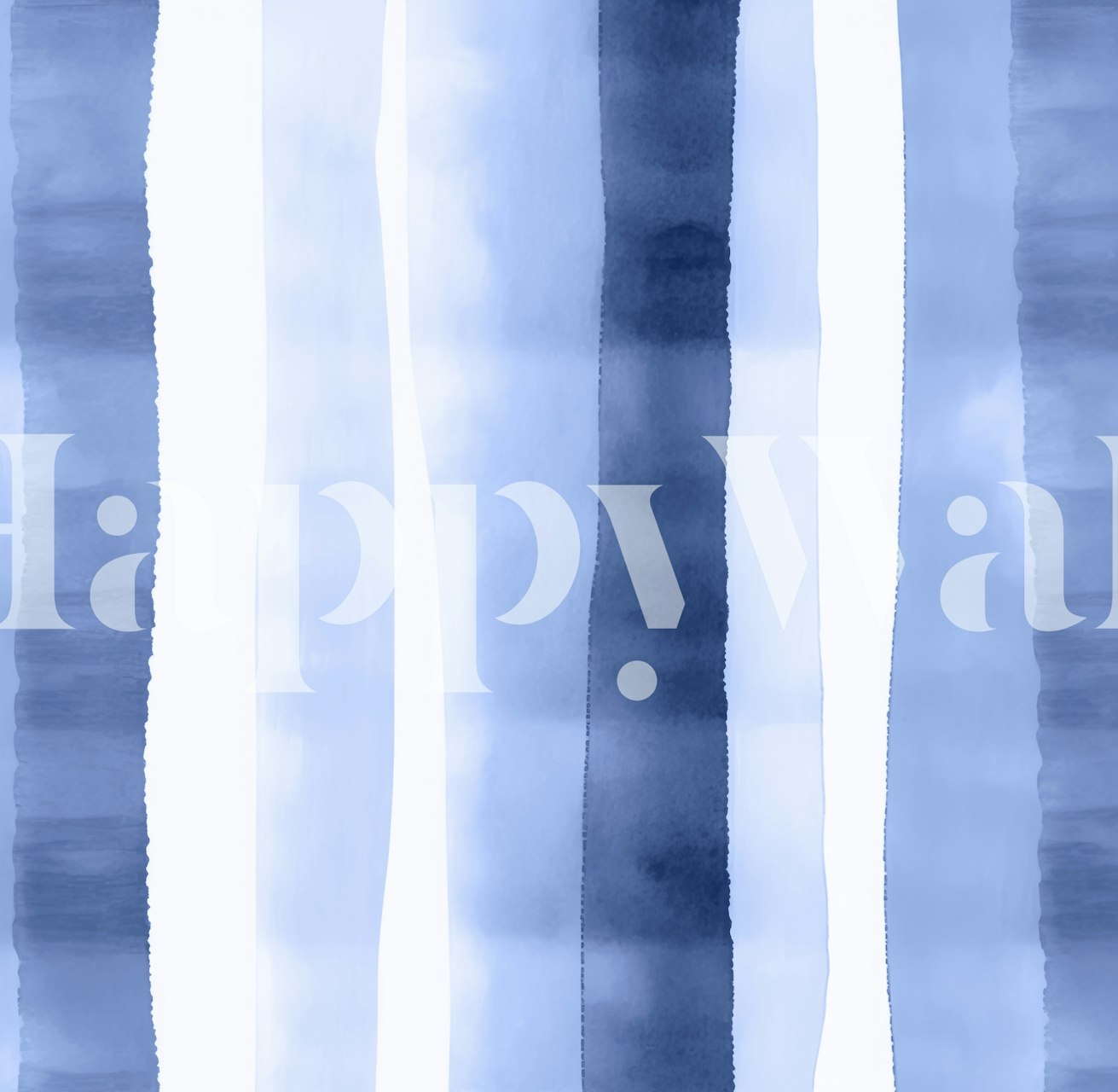 Soft blue stripes wallpaper in a room