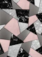 Black White Blush Geometric 1