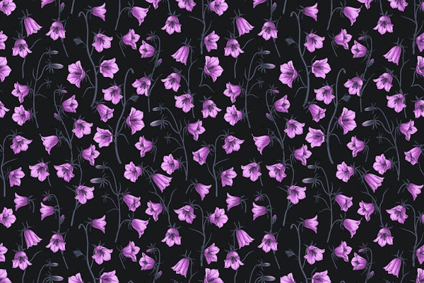 Midnight Bellflowers 6