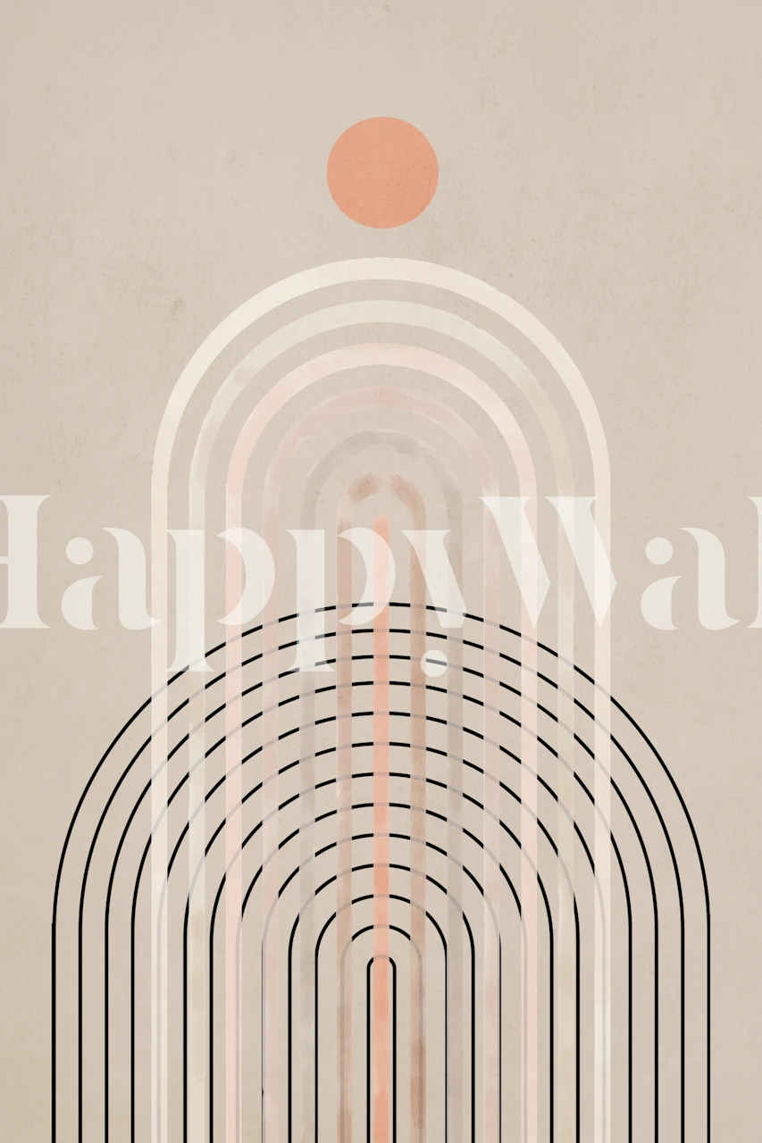 Art Deco I tapetdesign i ett rum