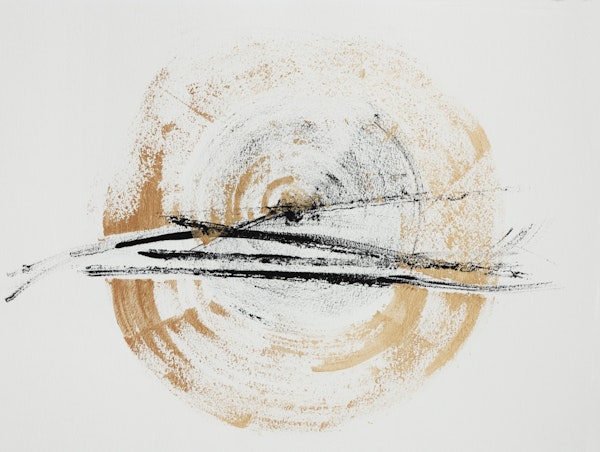 Minimal Gold Black abstract