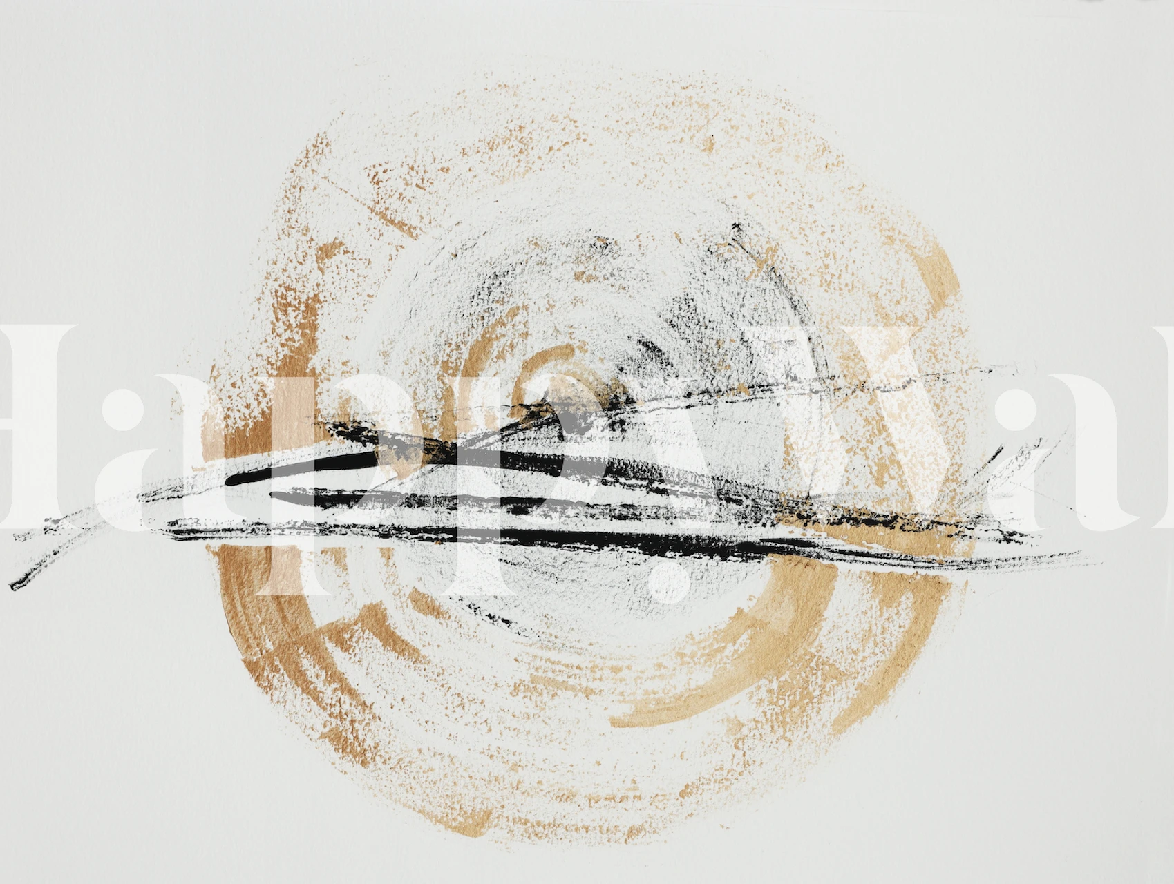 Minimal Gold a Black abstraktní tapeta