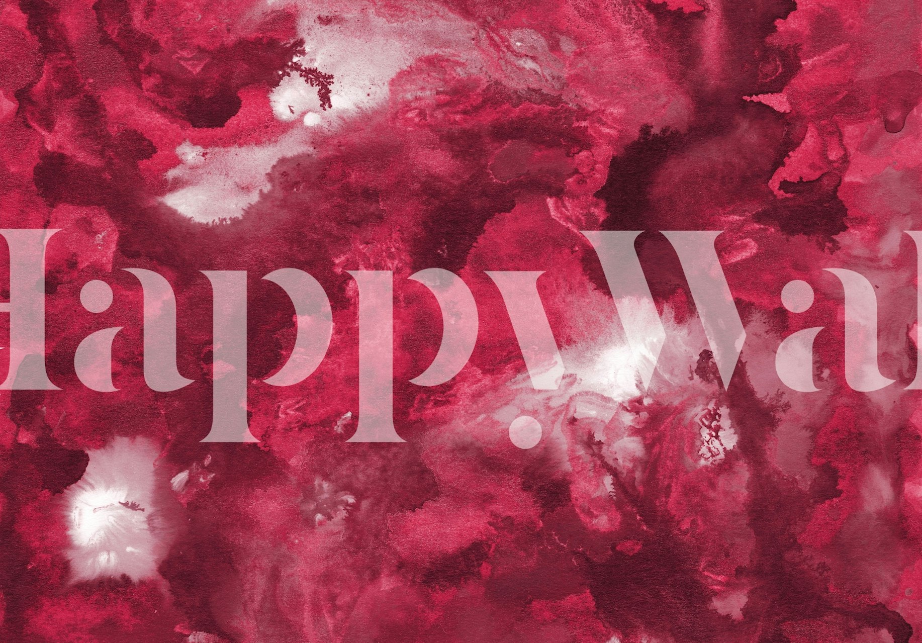 Abstract magenta ink swirls on white background wallpaper
