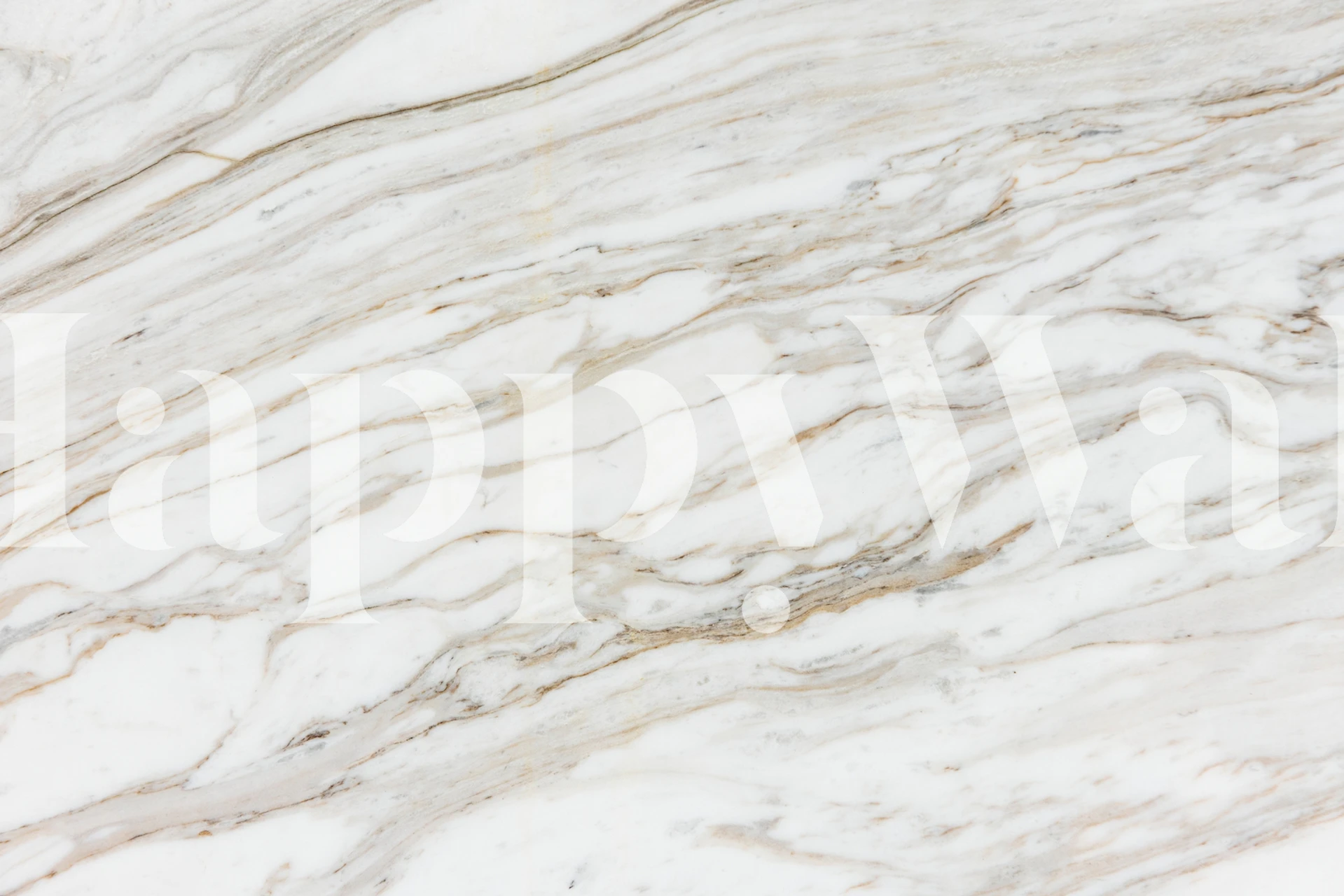 Papel de parede Marble Gold em um ambiente