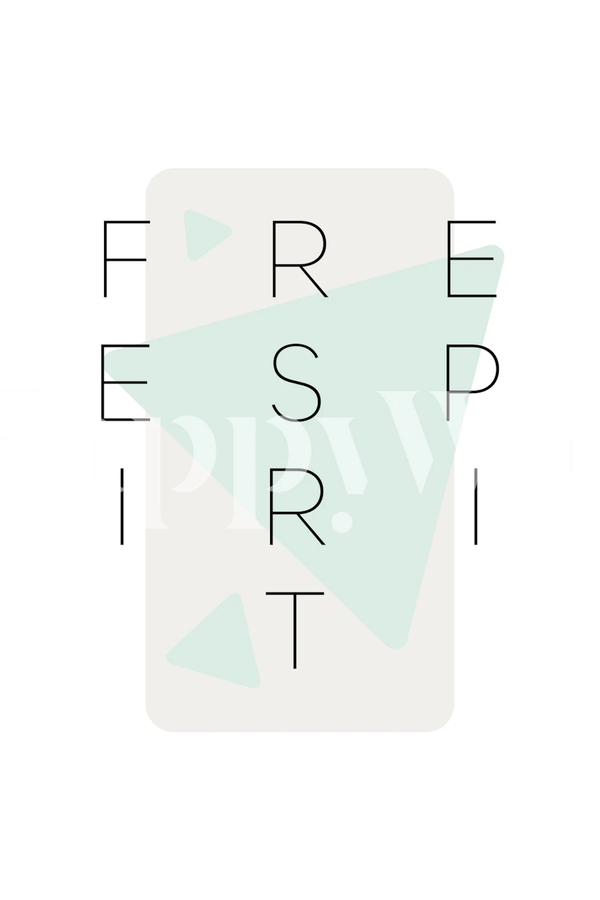 Turquoise abstract geometric shapes wallpaper