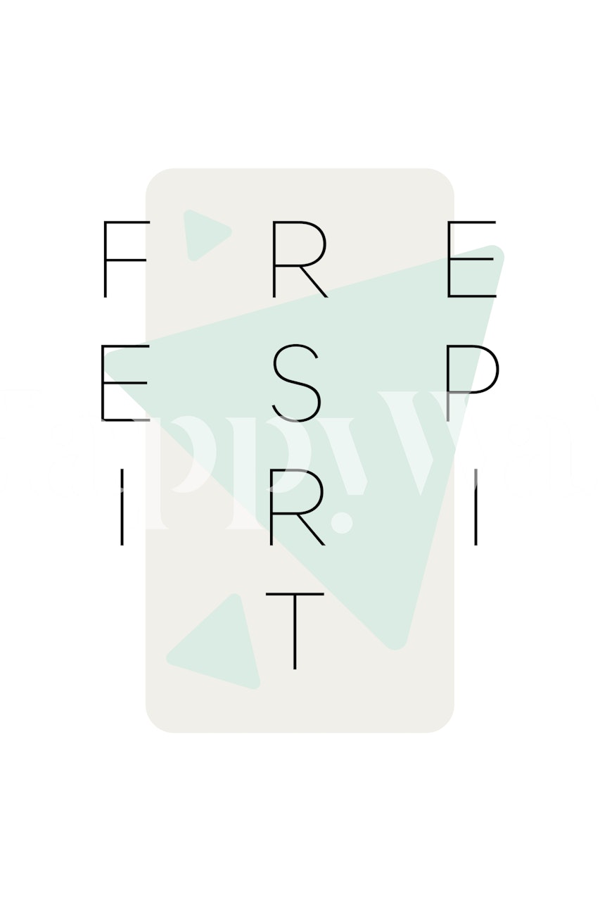 Turquoise abstract geometric shapes wallpaper