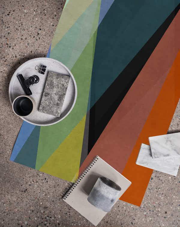 Overlapping Stripes wallpaper Happywall