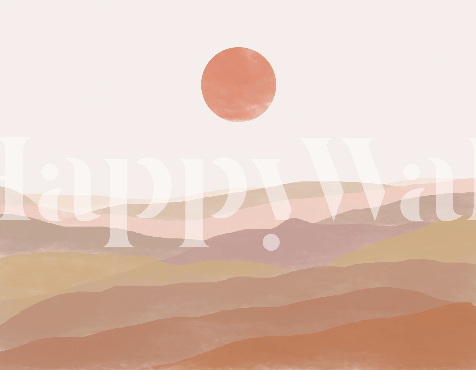 Abstract mountains tapeta u sobi