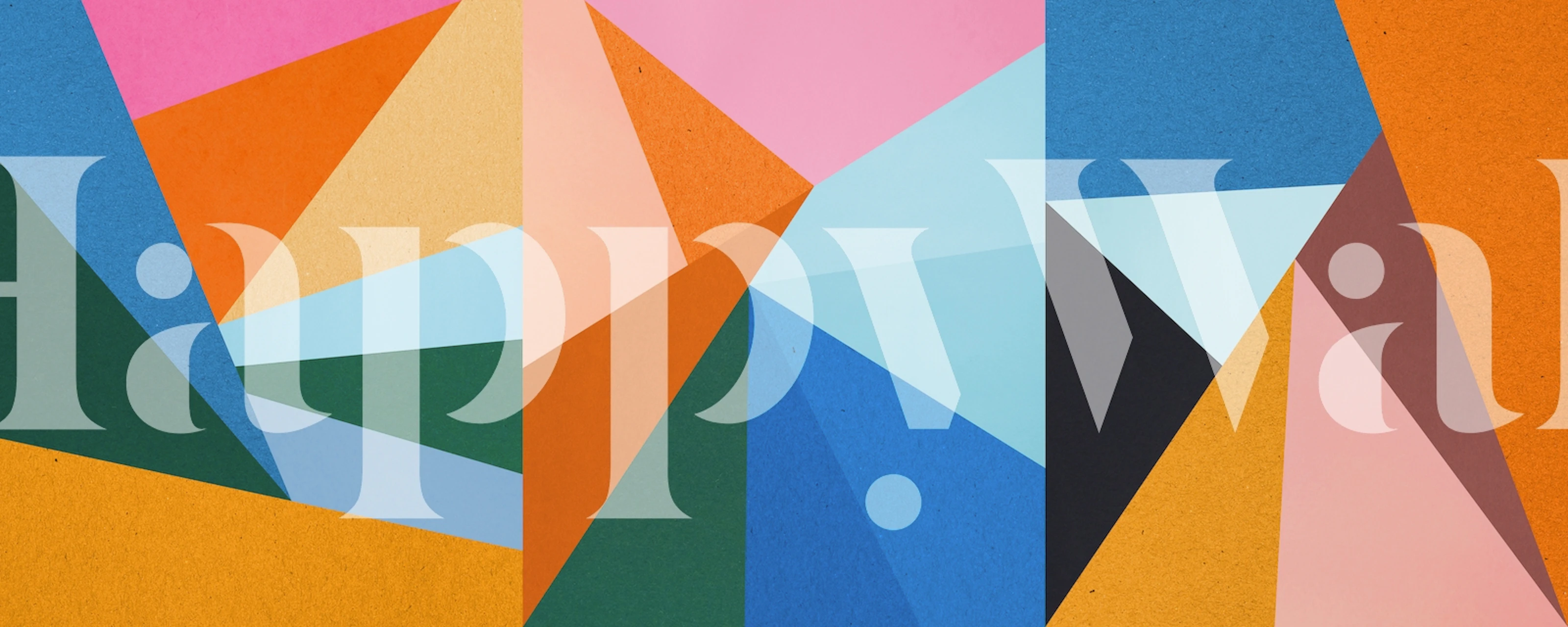 Fototapeta s barevným geometrickým vzorem s dynamickými tvary a spektrem barev