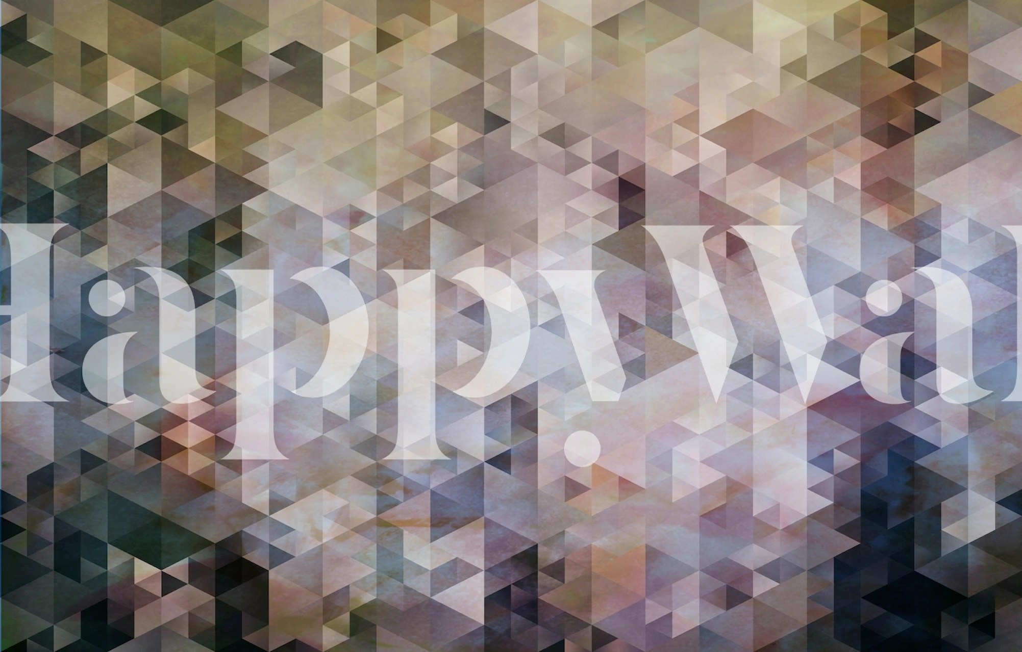 Multiple Triangles 7 wallpaper in a room