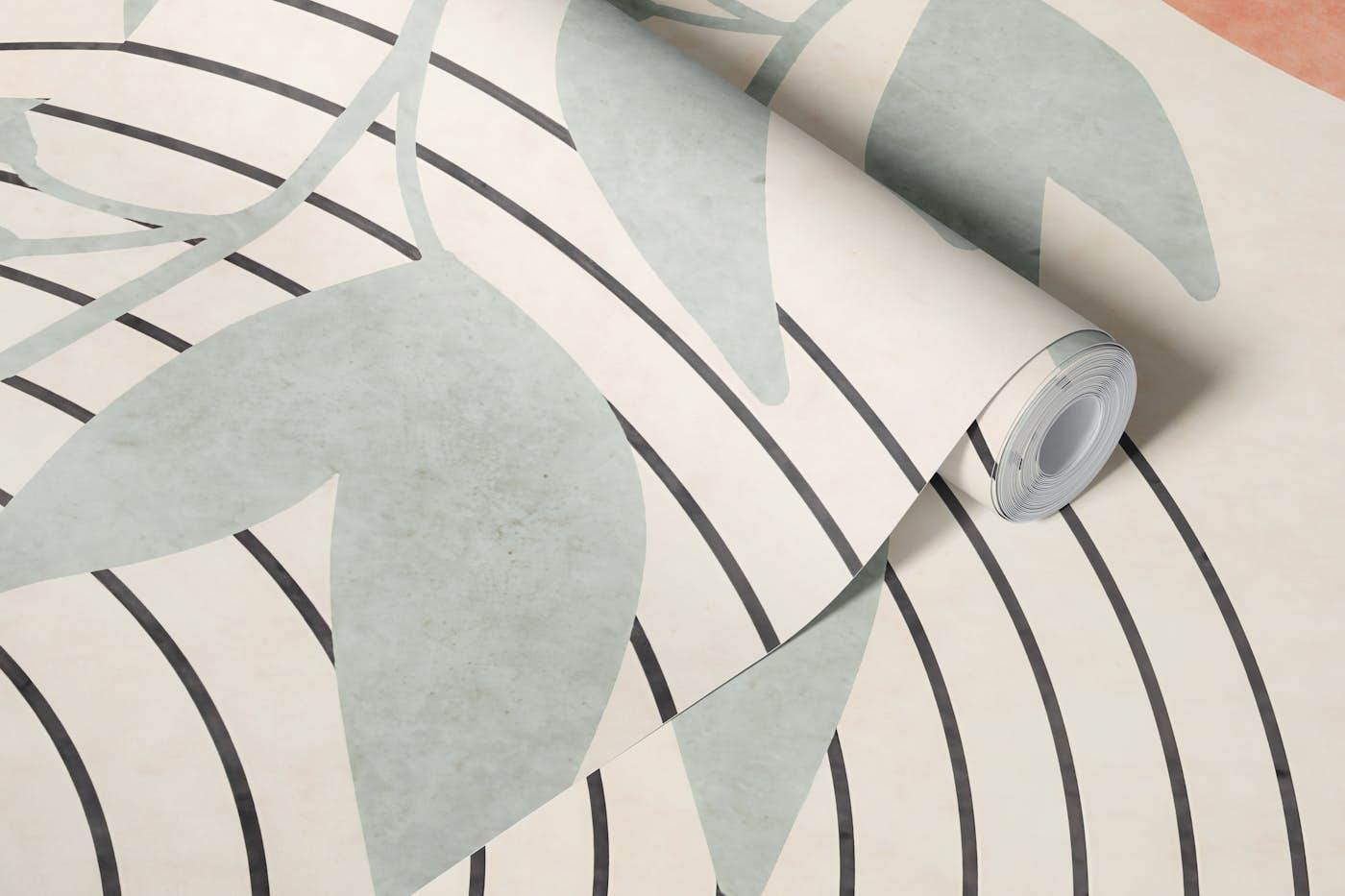 Abstract Mid Century wallpaper roll