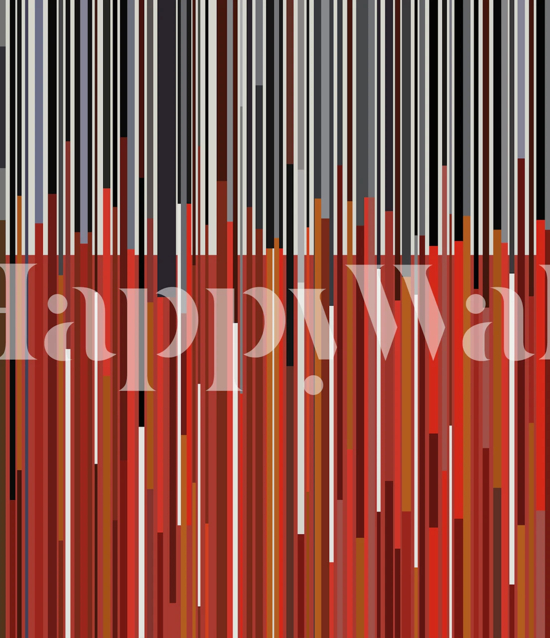 Vertical Lines 2 wallpaper displayed in a room