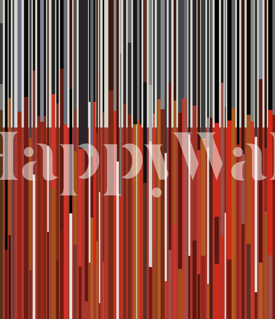 Vertical Lines 2 wallpaper displayed in a room