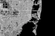 Miami Black Map