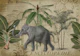 Elephants Journey Collage
