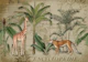 Giraffes Journey Collage