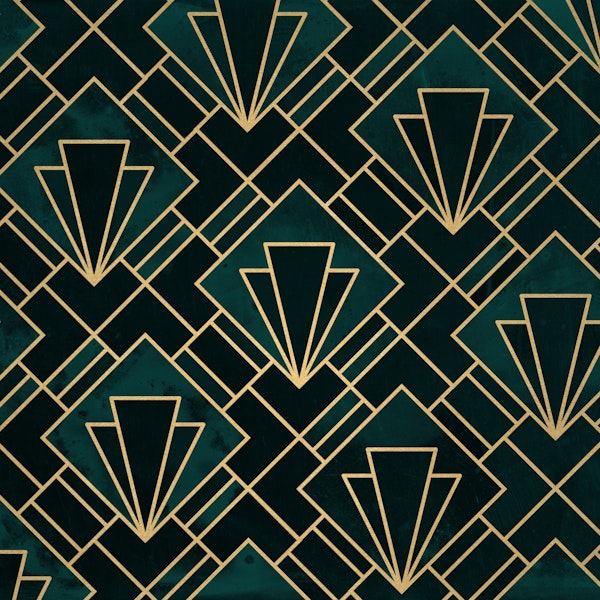 Emerald Art Deco Mosaic