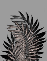 Palm Leaves Glitter 1 ταπετσαρία
