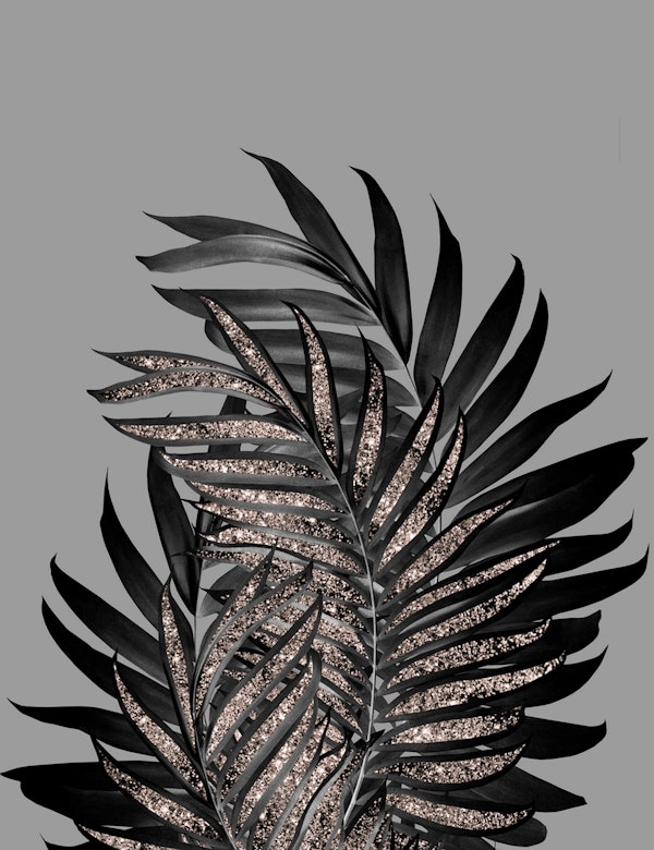 Palm Leaves Glitter 1