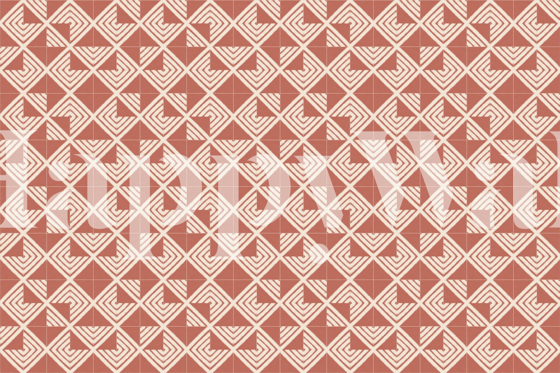 Rustic Sandstone Mixed Tiles papel pintado en una habitación