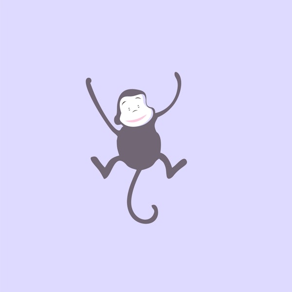 Lavender Purple Monkey baby