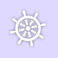 Pastel Lilac Rudder Scandi papiers peint