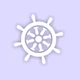 Pastel Lilac Rudder Scandi