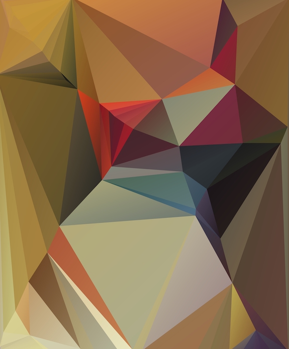 Interconnected Triangles Wallpaper - Geometric Design | Happywall