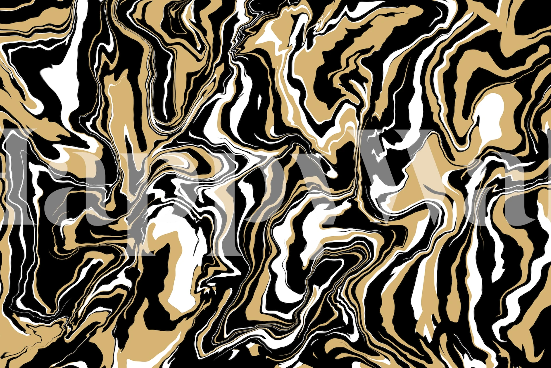 Fluid Art 6 wallpaper in a modern room