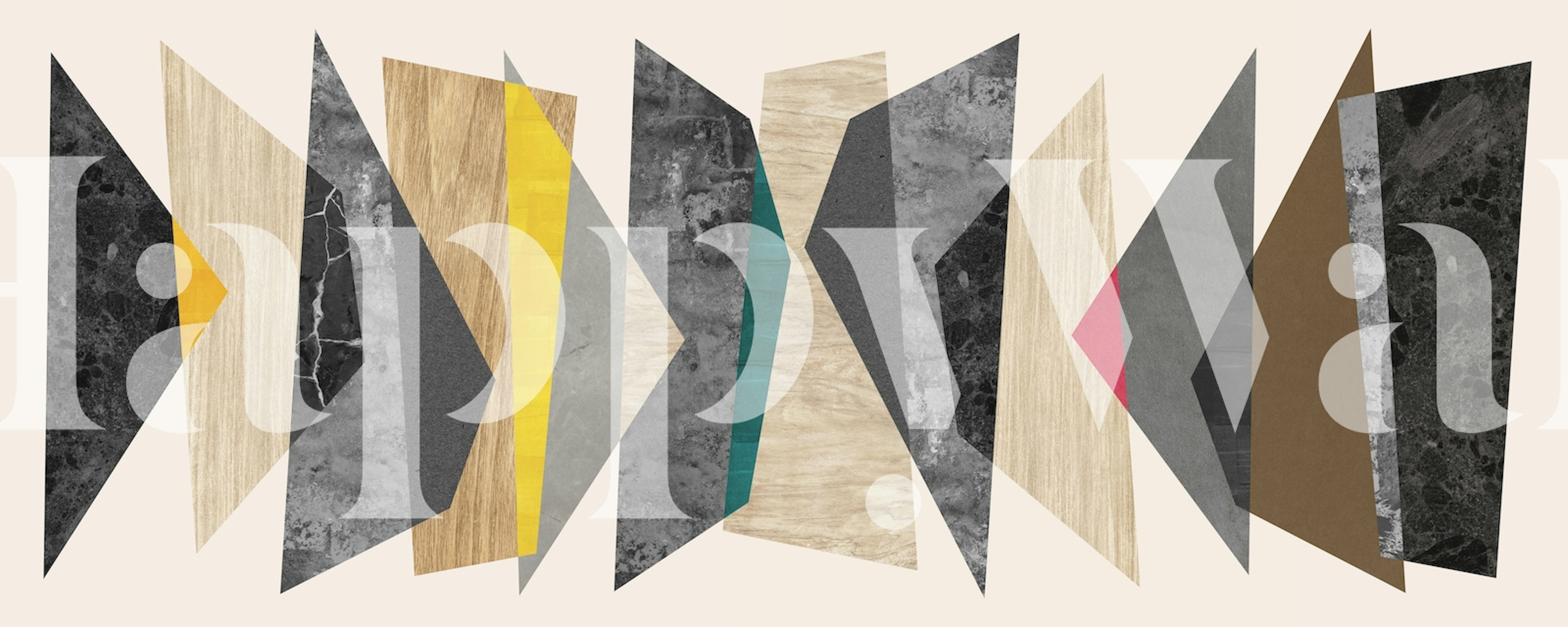 Abstract collage design