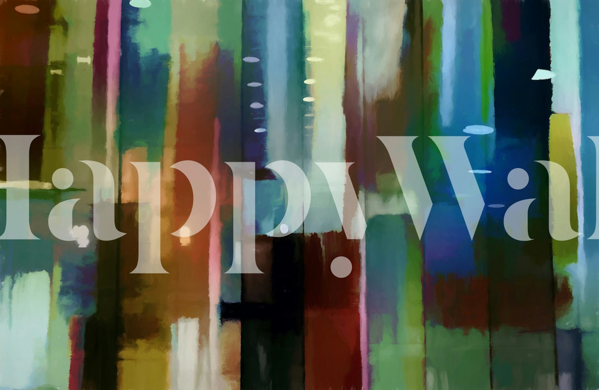 Abstract vertical strokes in vibrant colors wallpaper