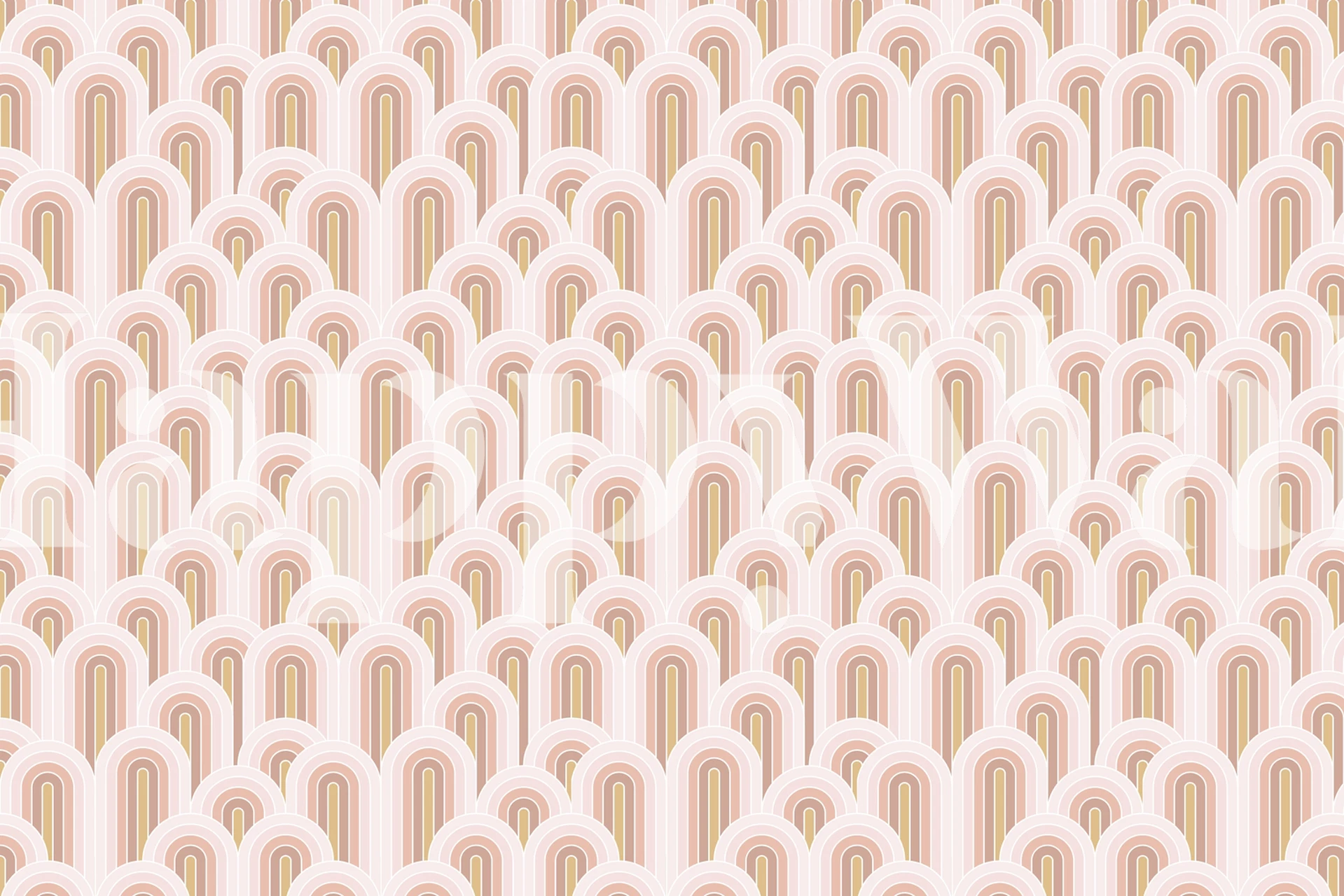 Nursery Rainbows Boho Pastel wallpaper design