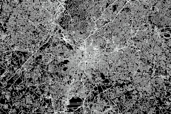 Atlanta Black Map